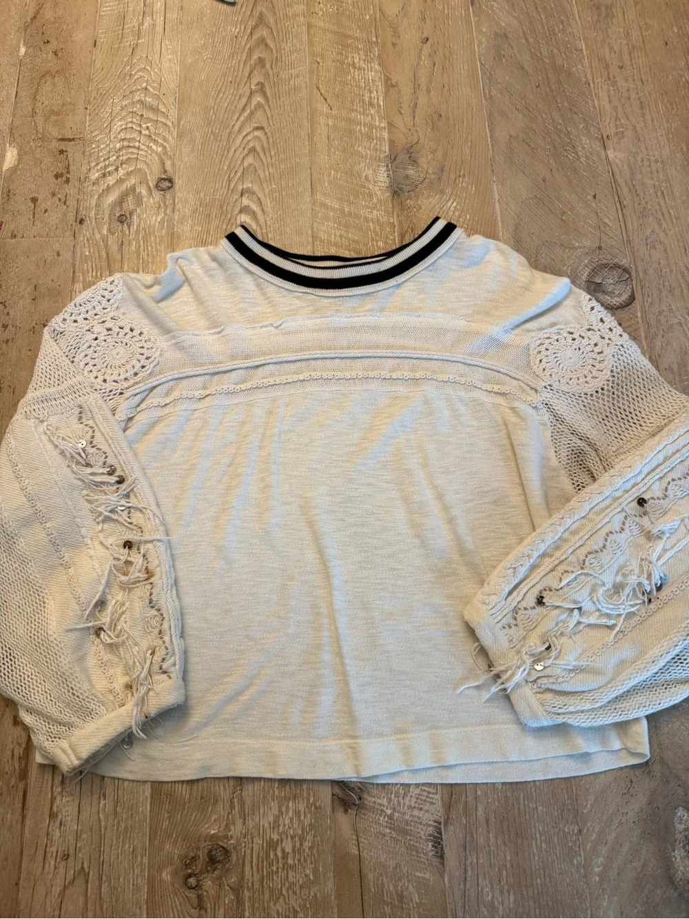 Free People Marrekesh Top Cream S